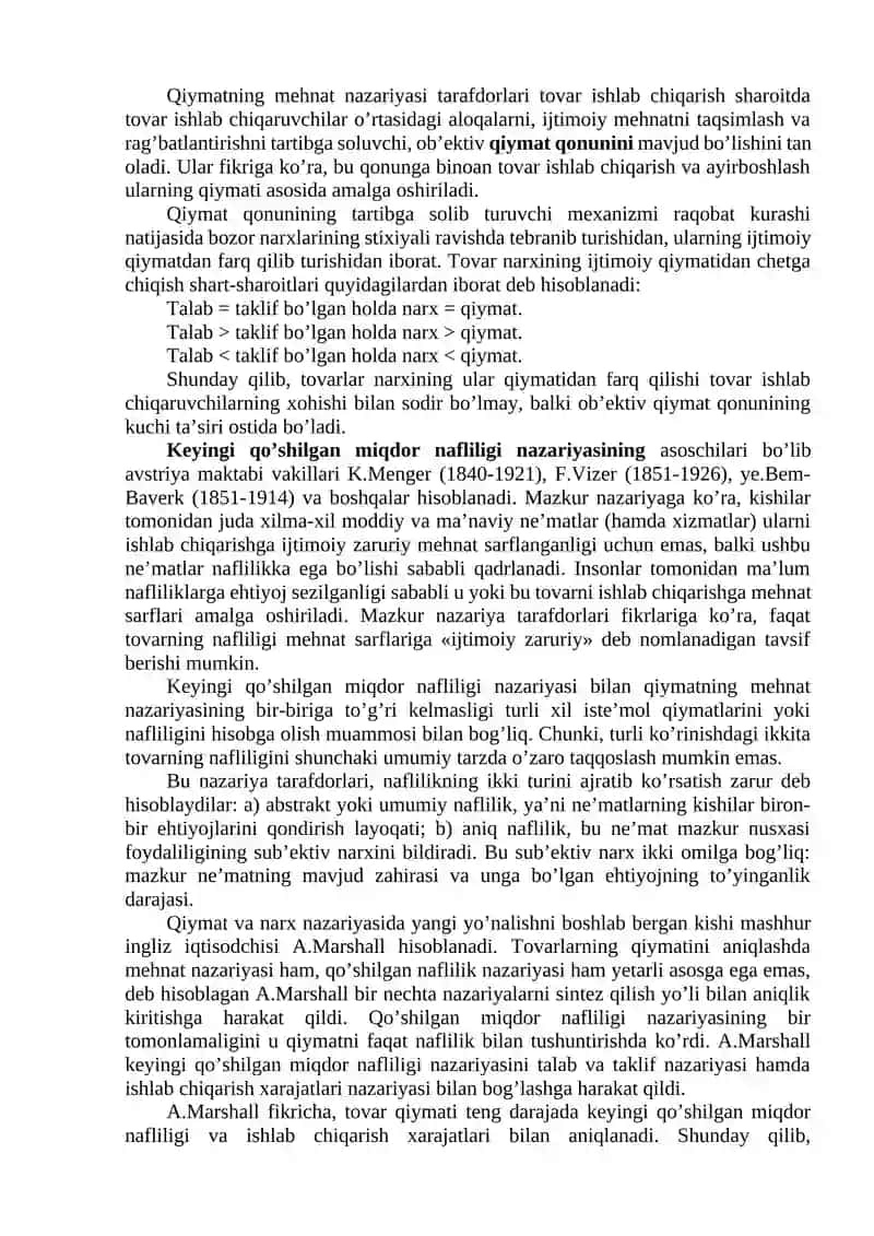 Tovar-pul munosabatlari rivojlanishi bozor iqtisodiyoti shaklanishi 4