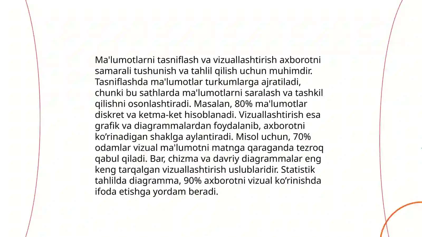 Tajriba natijalari tahlilning statistik usullari 4