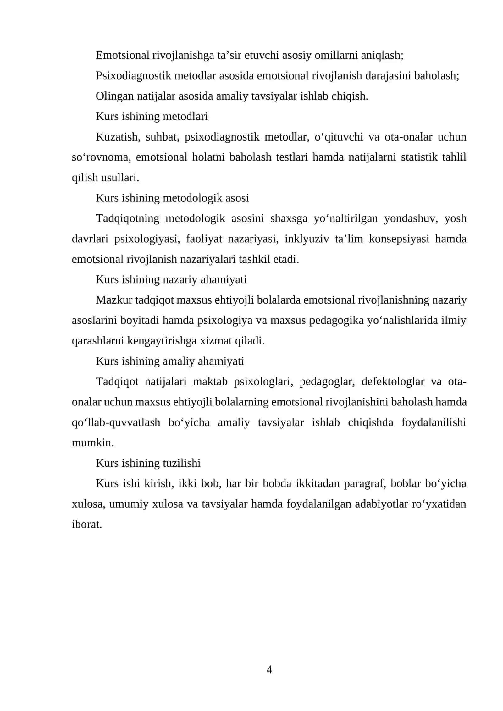MAXSUS EHTIYOJLI BOLALARDA EMOTSIONAL RIVOJLANISHNI O‘RGANISH 4