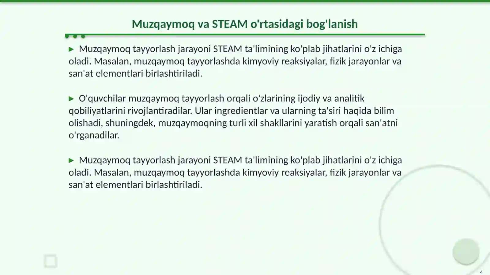 STEAM MUZQAYMOQ HAQIDA 4