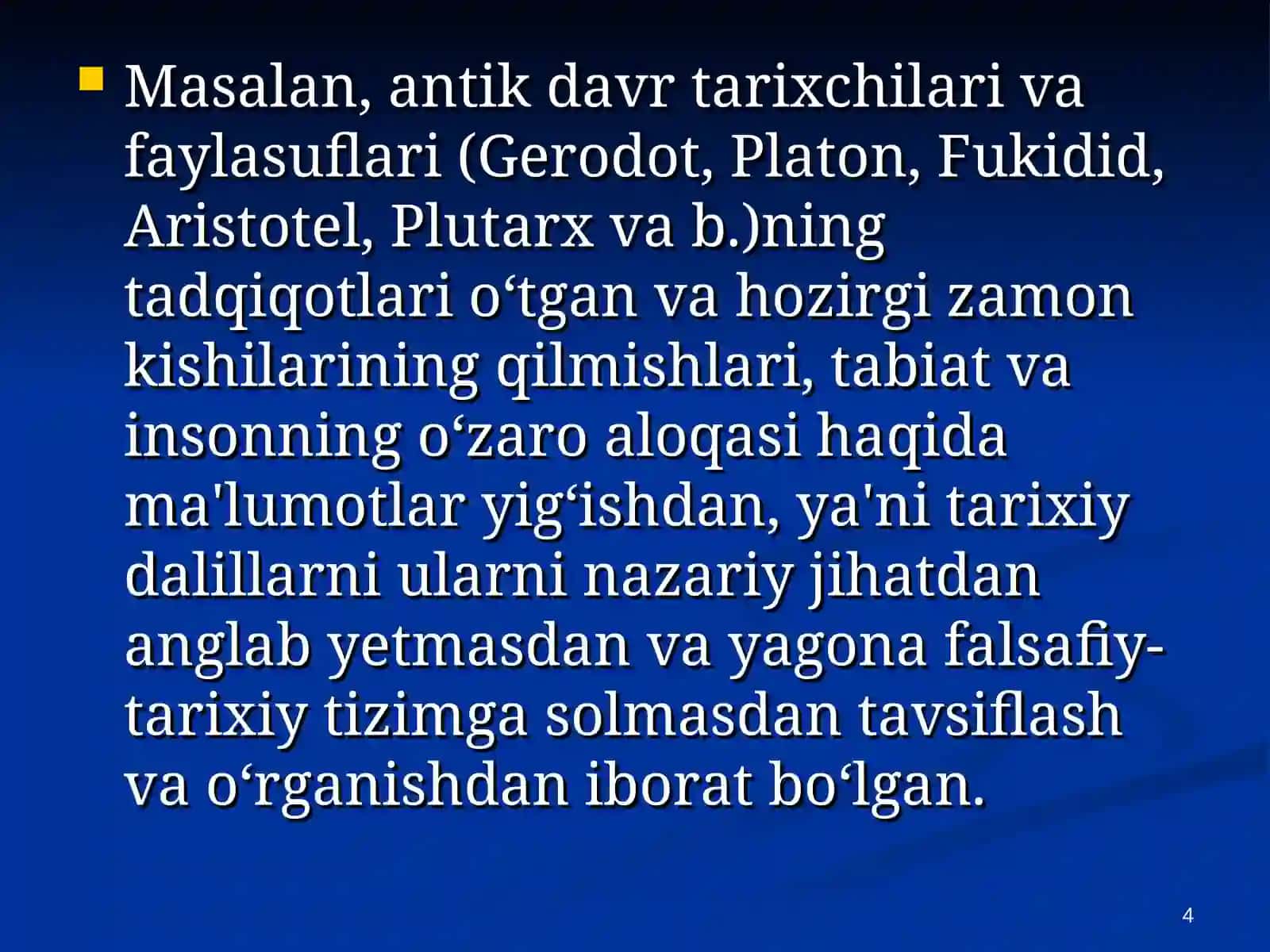 Tarix falsafasi 4