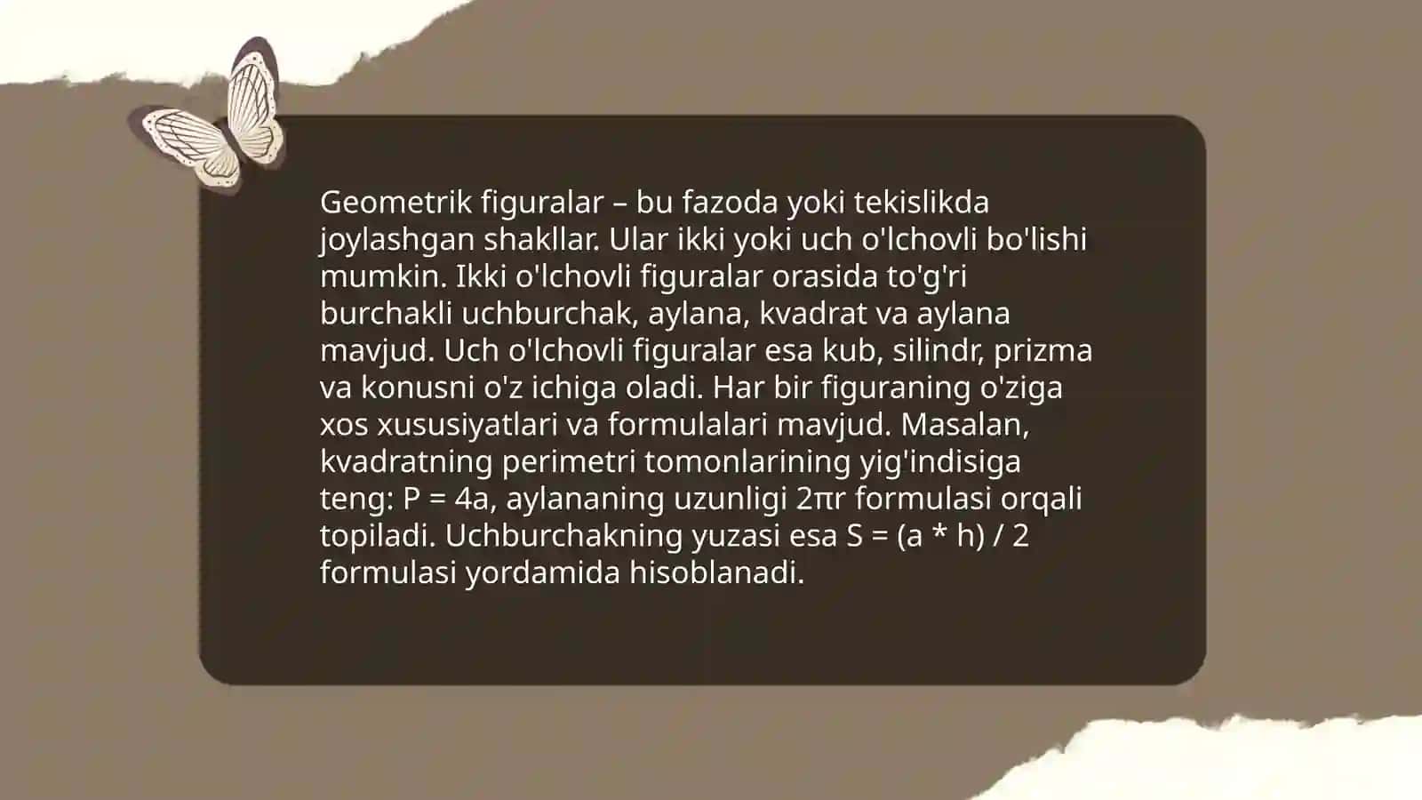 Matematika va uni o‘qitish metodikasi 4