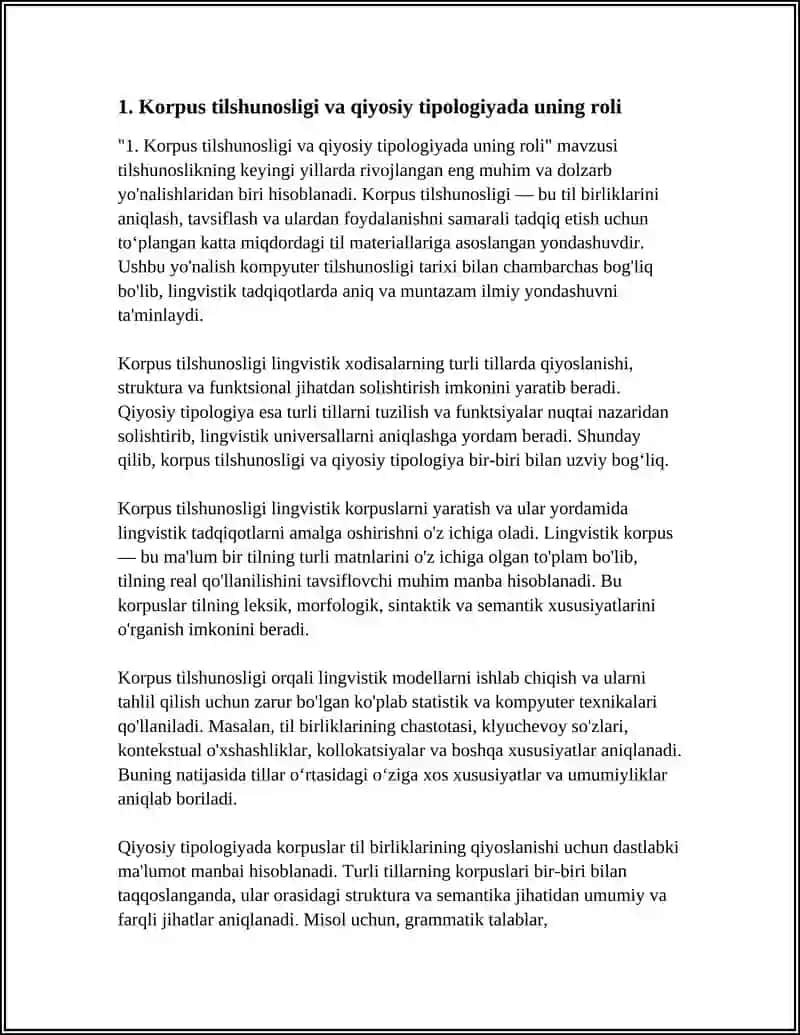 Korpus tilshunosligi va qiyosiy tipologiyada uning roli 4