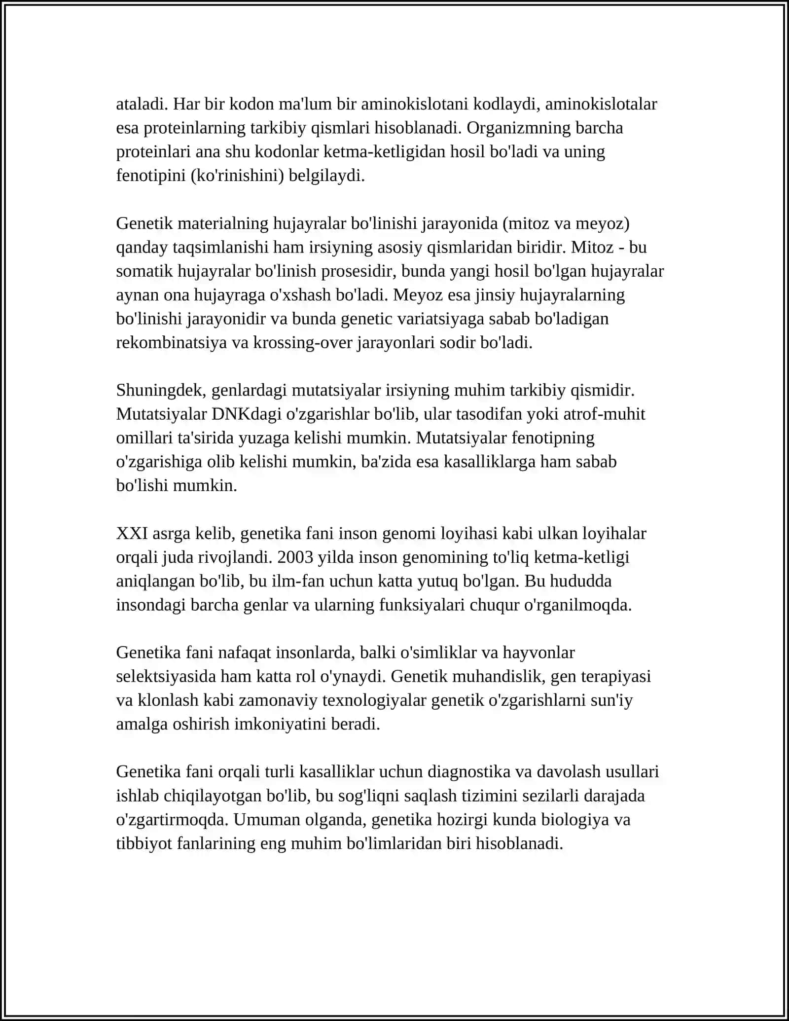YOĜLAR ALMASHINUVINING IRSIY BUZILISHLARI 4