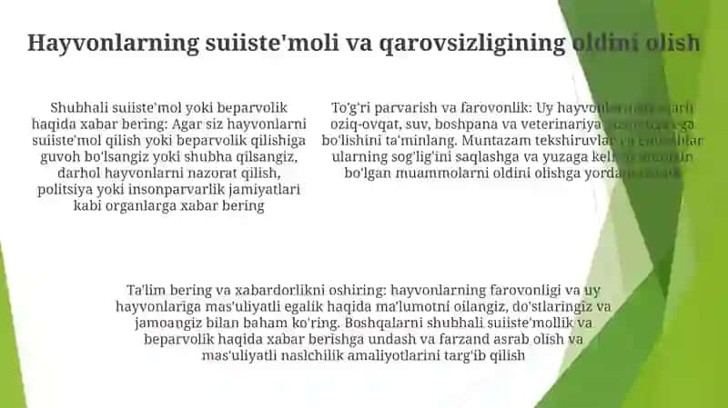 Hayvonot Olamini Muhofaza Qilishning Asosiy Vazifalari 4