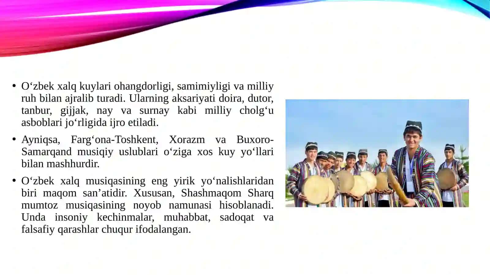 O‘zbek xalq kuylari 4