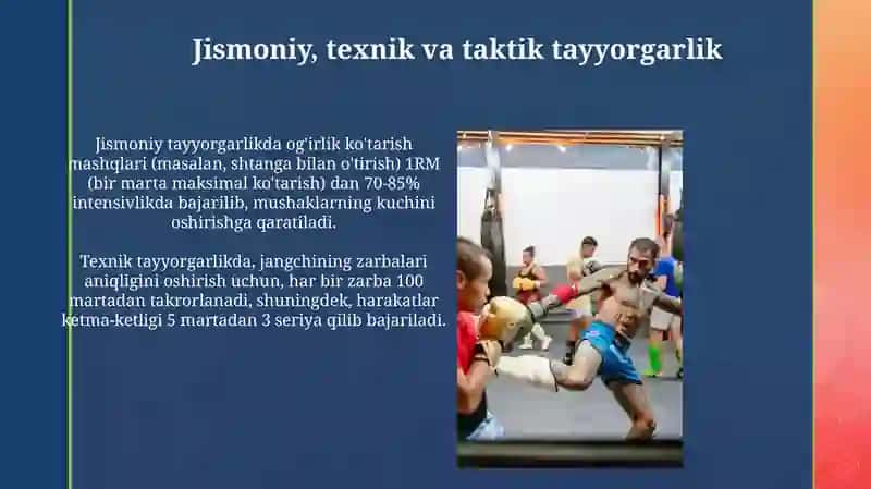 Mashg'ulot va Musobaqalarga Tayyorgarlik Metodologiyasi 4