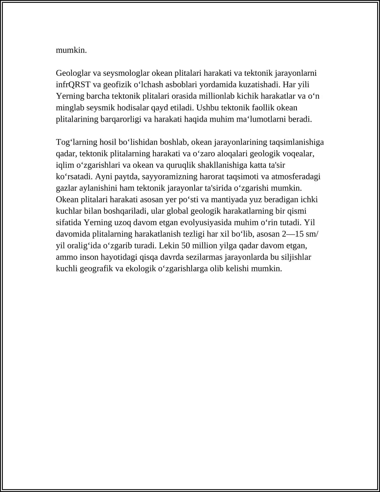 DENGIZ VA OKEANLARNING GEOLOGIK FAOLIYATI 4