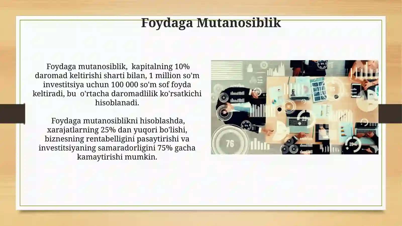 Iqtisodiy mutanosiblikning mazmuni va turlari 4
