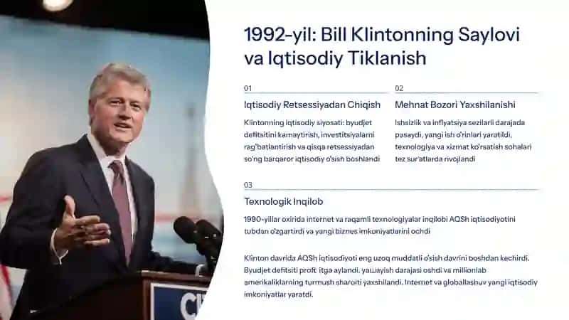 1991–2017-yillarda Amerika Qo'shma Shtatlari: O'zgarishlar va Qiyinchiliklar 4