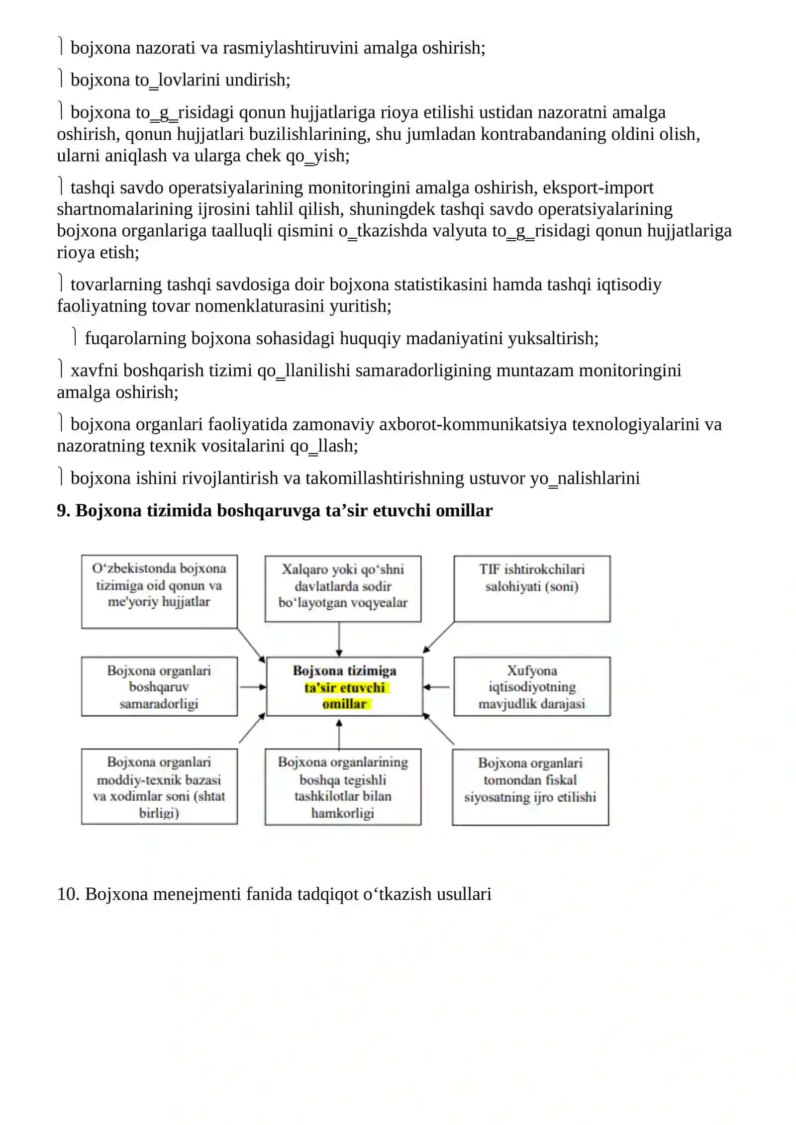 Bojxona qo'mitasiga ishga kirish uchun savol javoblar toplami 4