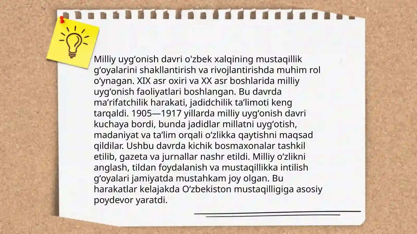 Oʻzbekistonda mutaqillik gʻoyalarining tarixiy asoslari 4