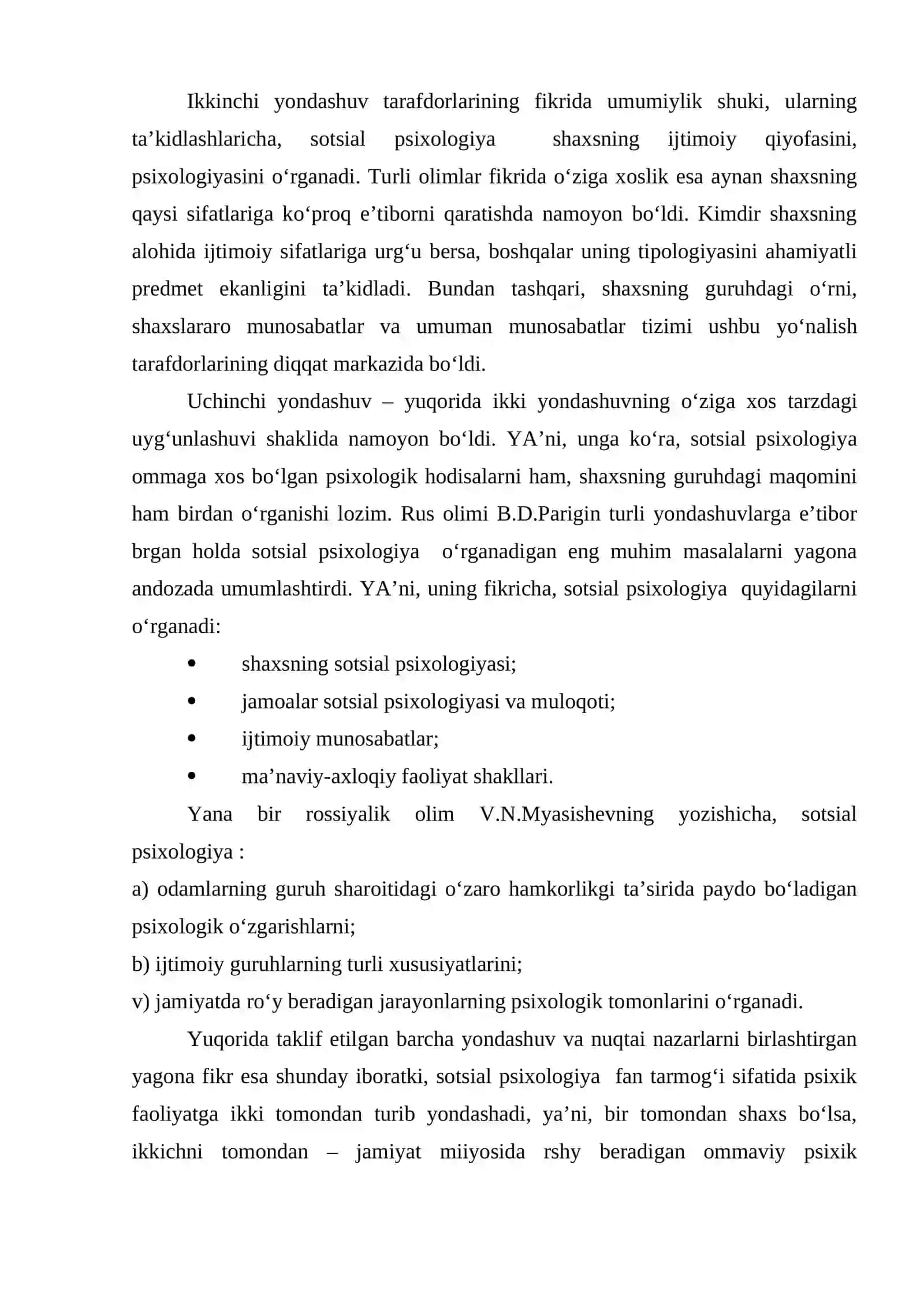 Sotsial psixologiyaning predmeti, maqsadi  va vazifalari 4