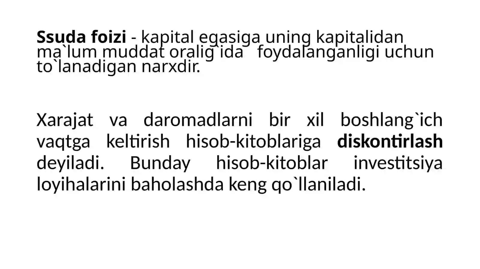 Kapital bozori va kapital qo`yilmalar 4