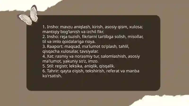 Chet tilida nutq faoliyati turlarini oʻrganish 4