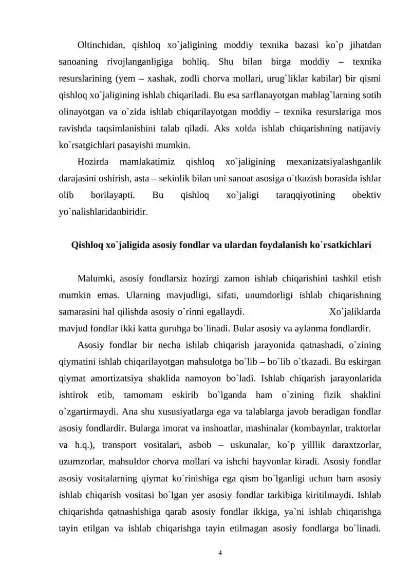 Qishloq xo`jaligi moddiy-texnika resurslari 4