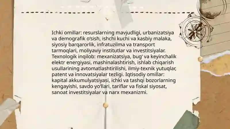 Industrial sivilizatsiyaning qaror topishi 4