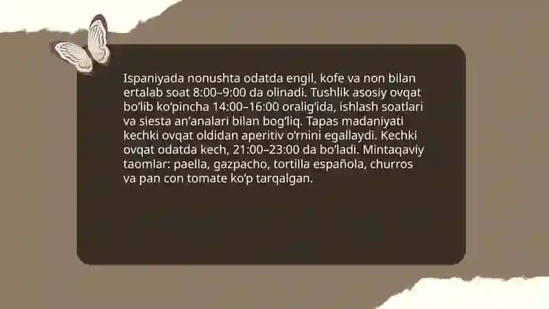 Ispaniyada kunlik hayot 4