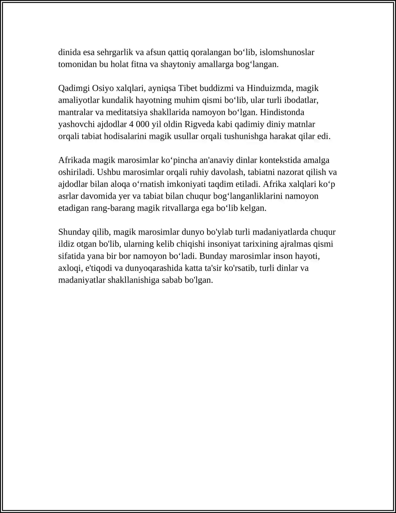 MAGIK MAROSIMLAR FOLKLORI 4