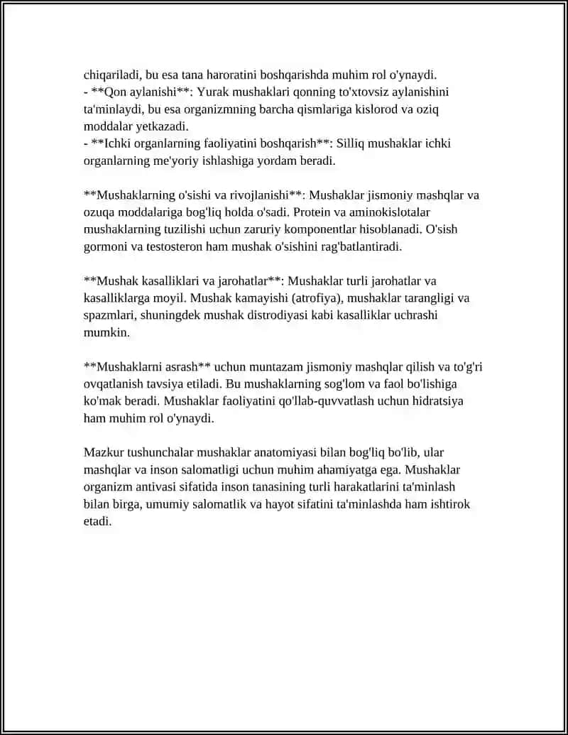 Mushaklar anatomiyasi 4