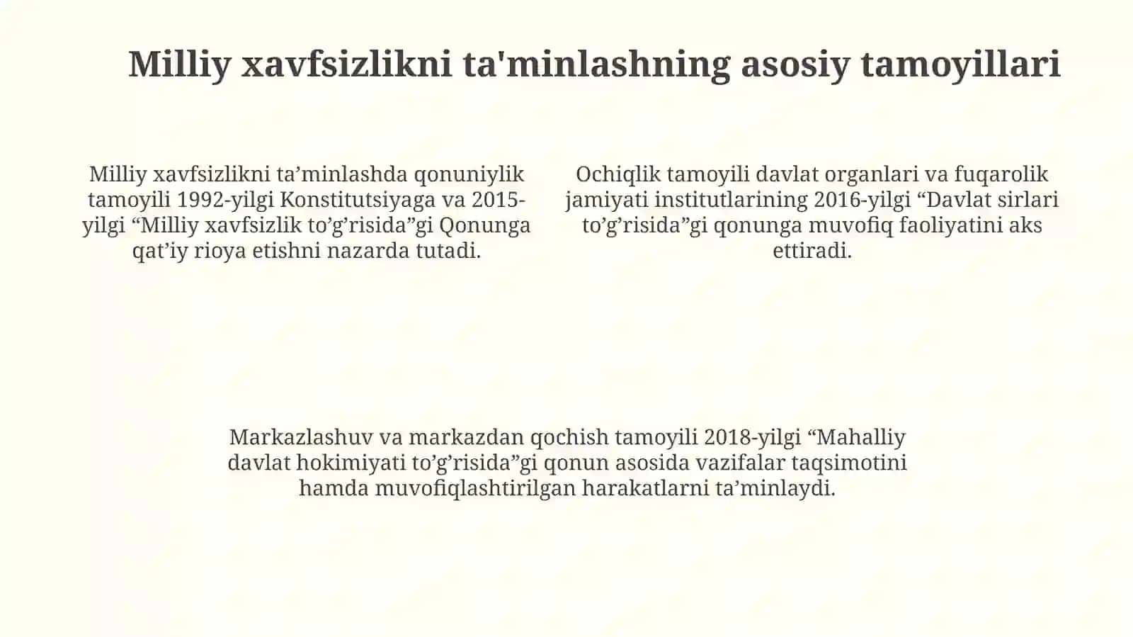 Milliy xavfsizlikning ta'rifi va mohiyati 4