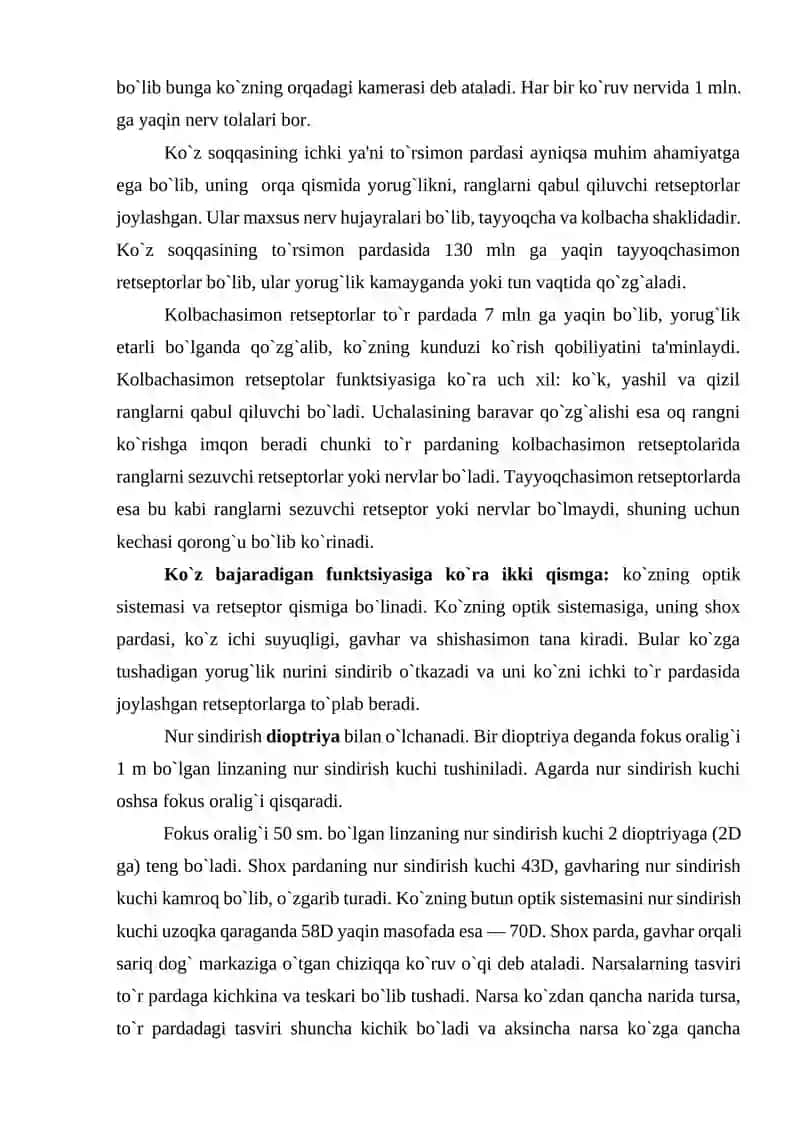 Sеzgi organlari – analizatorlarning yosh xususiyatlari va gigiyenasi 4