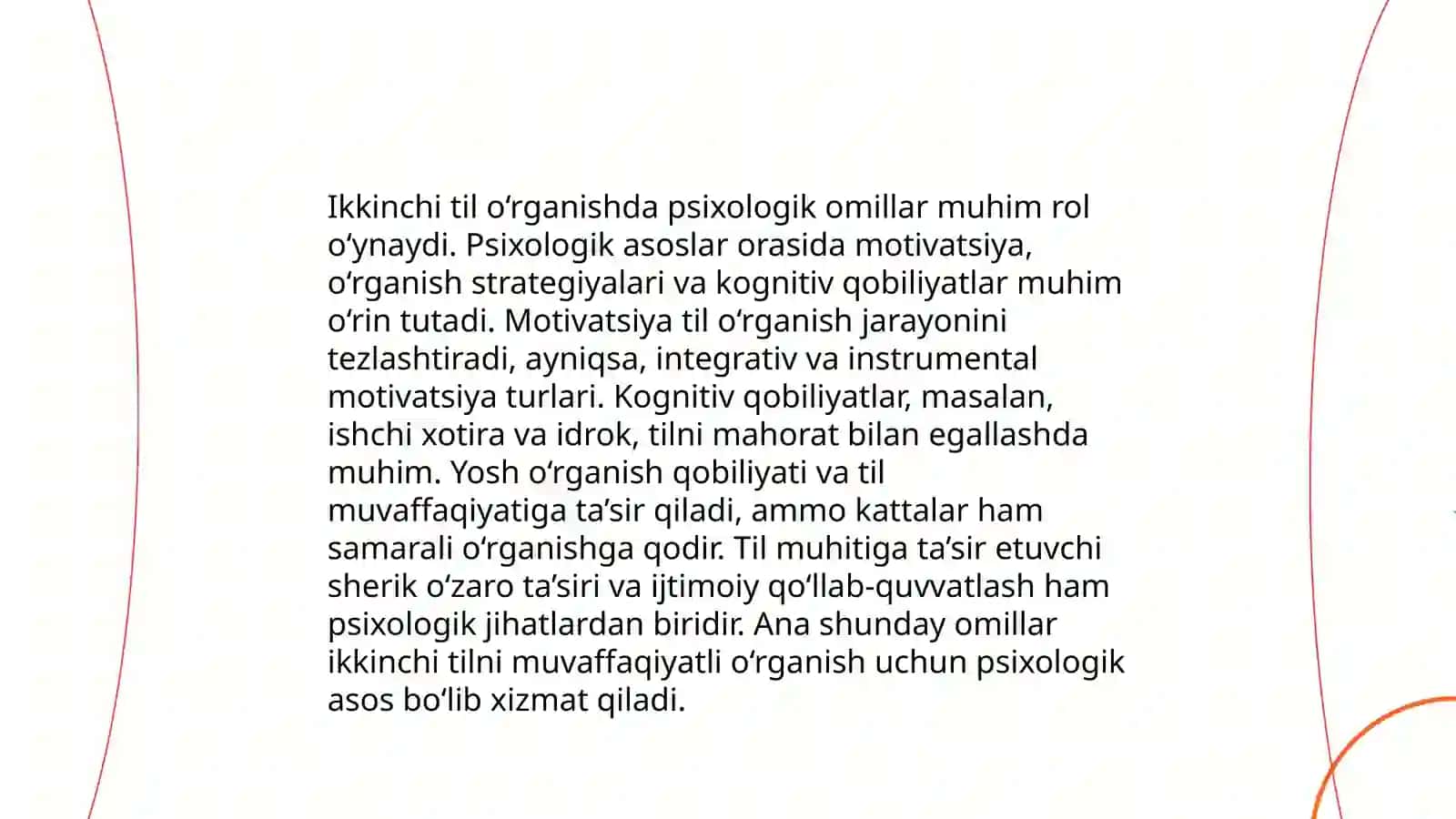 Predmetli faoliyatda motivatsiya turlari 4