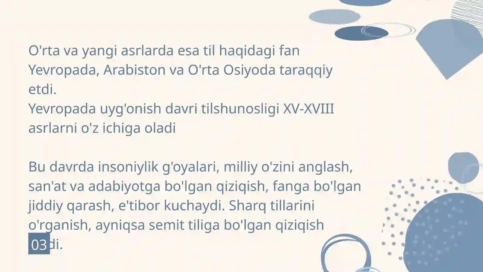 Yevropada uyg'onish davri tilshunosligi 4