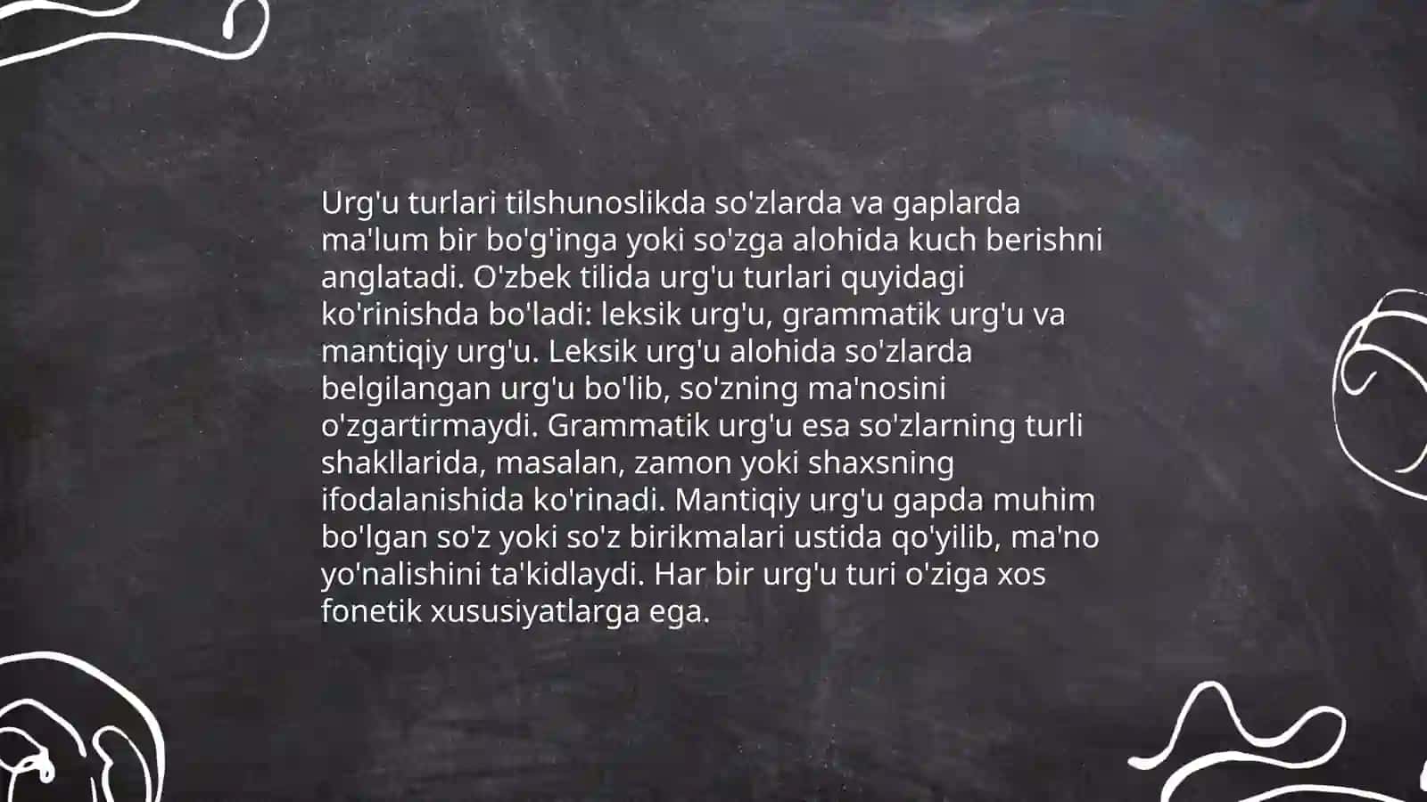 O'zbek tilshunosligida bo'g'in va urg'u 4