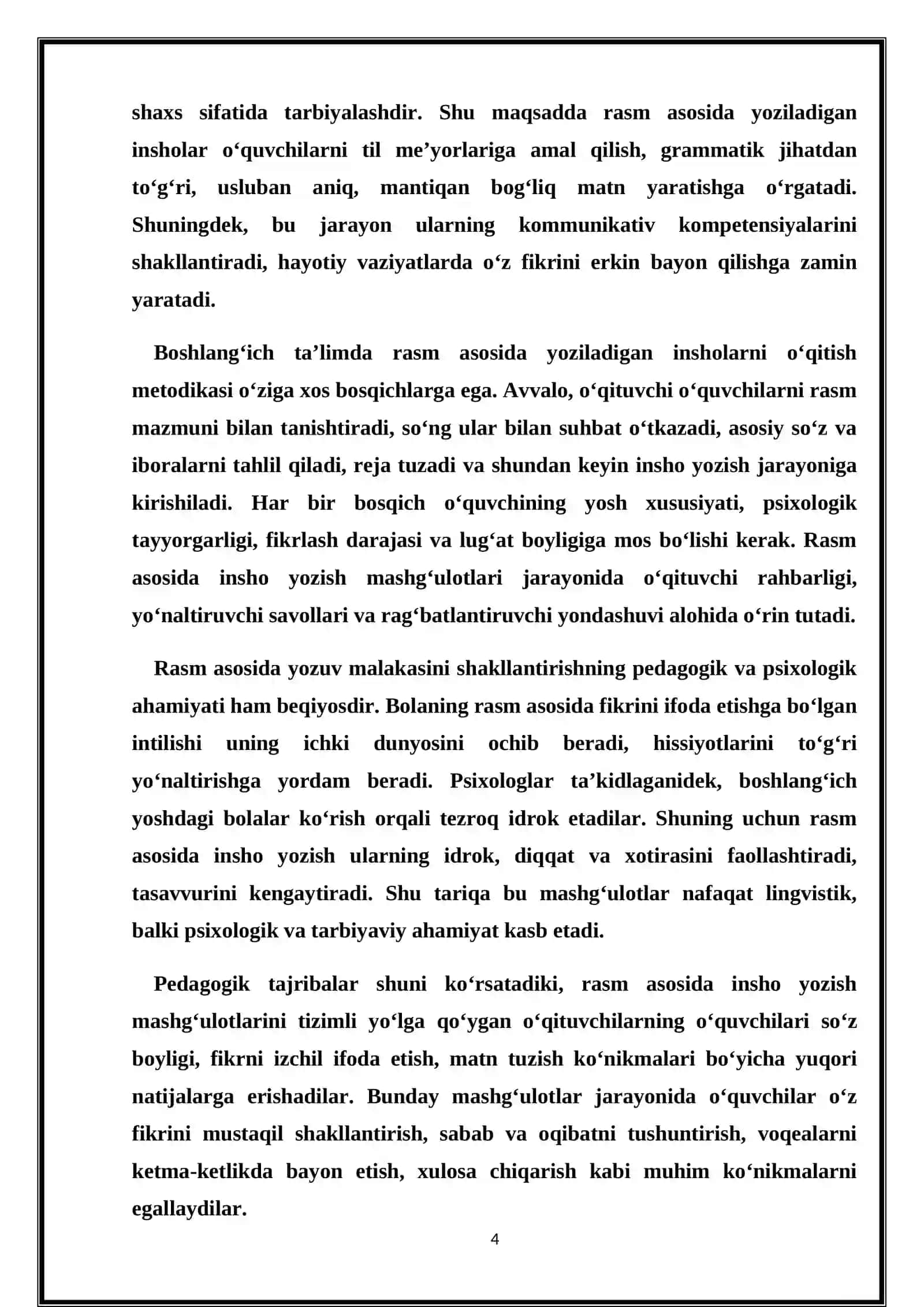 "Alisher Navoiyning komil insonni shakllantirishga oid qarashlari" kursi 4