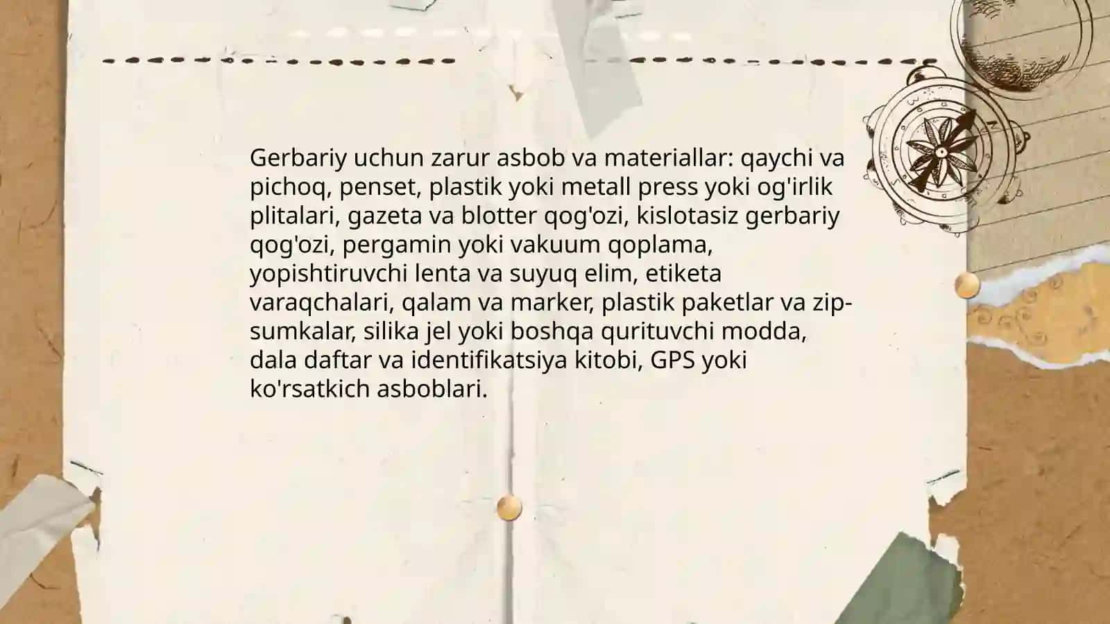 Gerbariy tayyorlash va tayyorlash usullari 4
