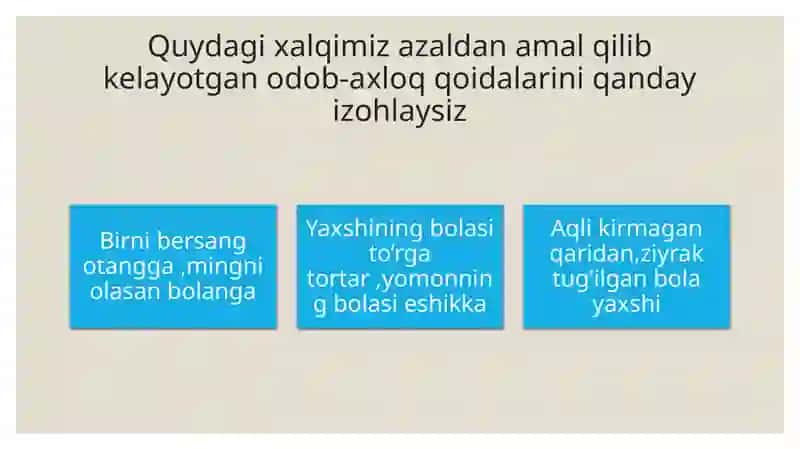O’zbek xalq pedagogikasi va islom ta’limotida ijtimoiy pedagogik g’oyalar 4