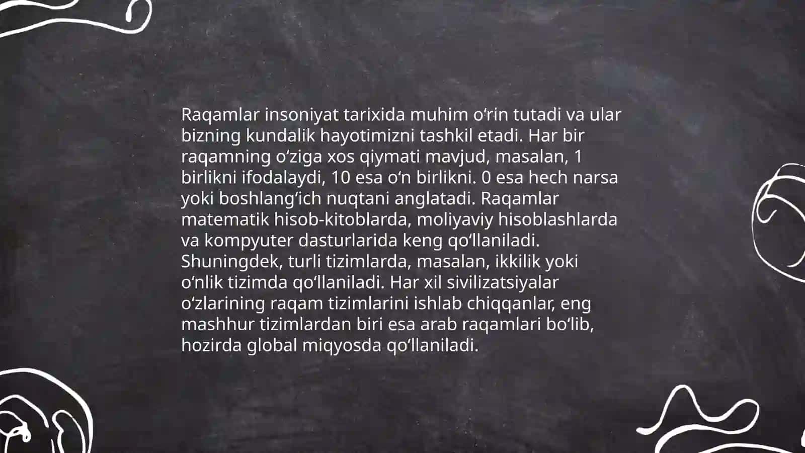 2-sinf Matematika Sonlar ustida ishlash 4