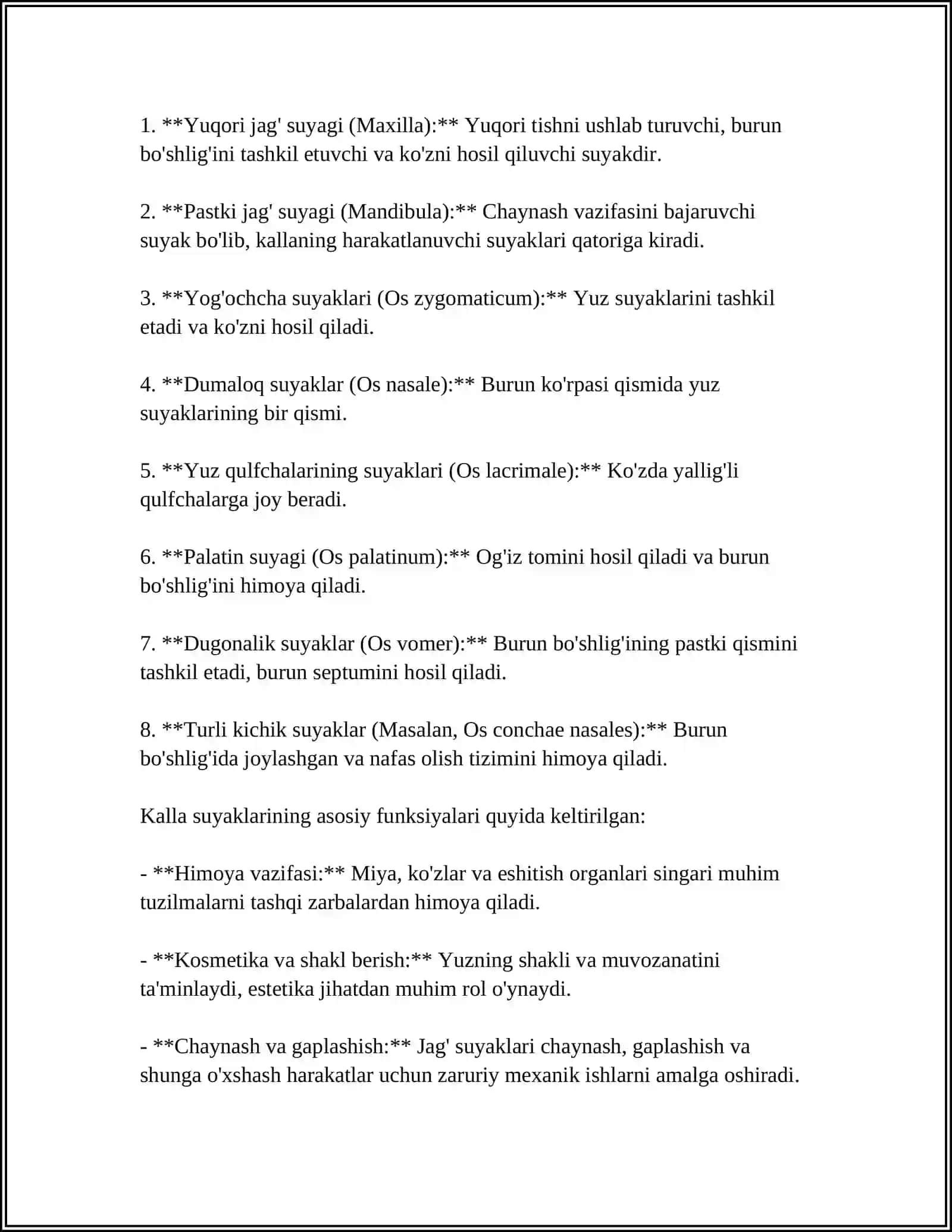 UMUMIY KALLA SUYAGI BOʻYICHA REFERAT 4