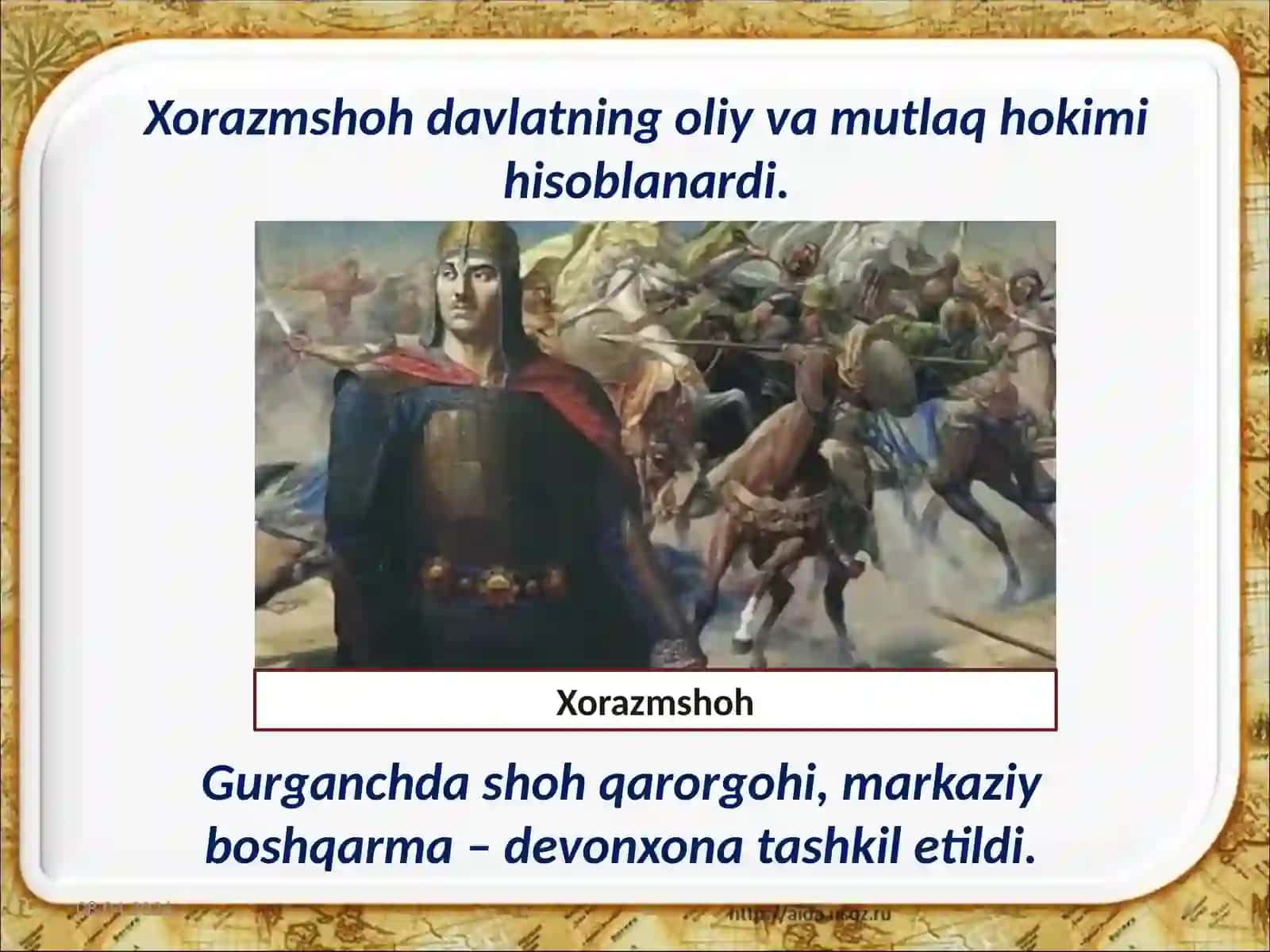 Xorazm davlati va uning yuksalishi 4