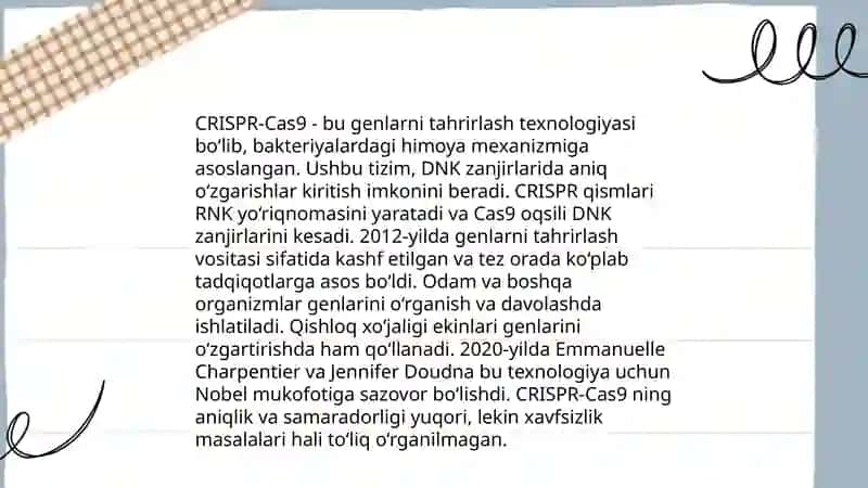Odam genetikasining hozirgi zamon usullari 4