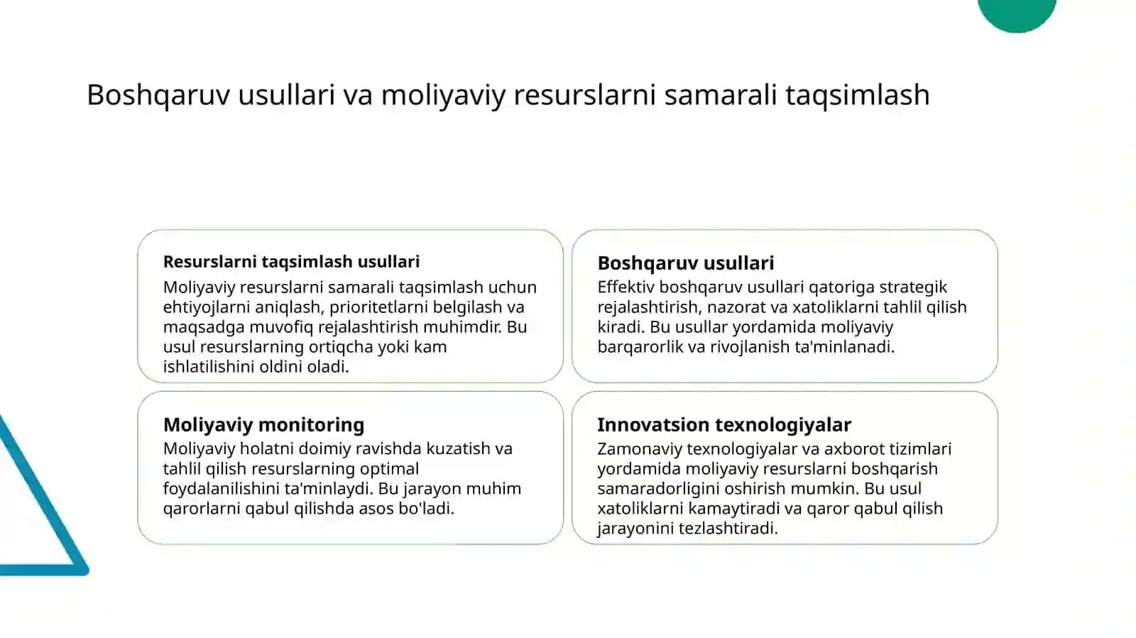 Xoʻjalik yurituvchi subyektlar moliyasi 4