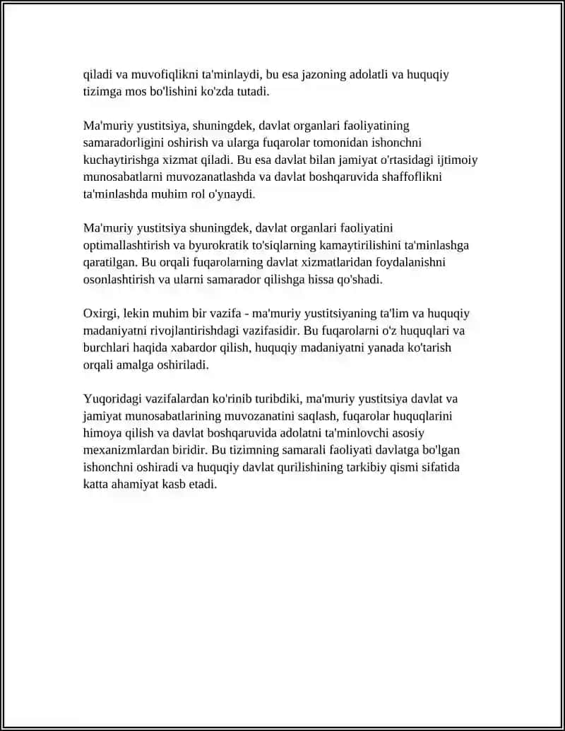 MA'MURIY YUSTITSIYA 4
