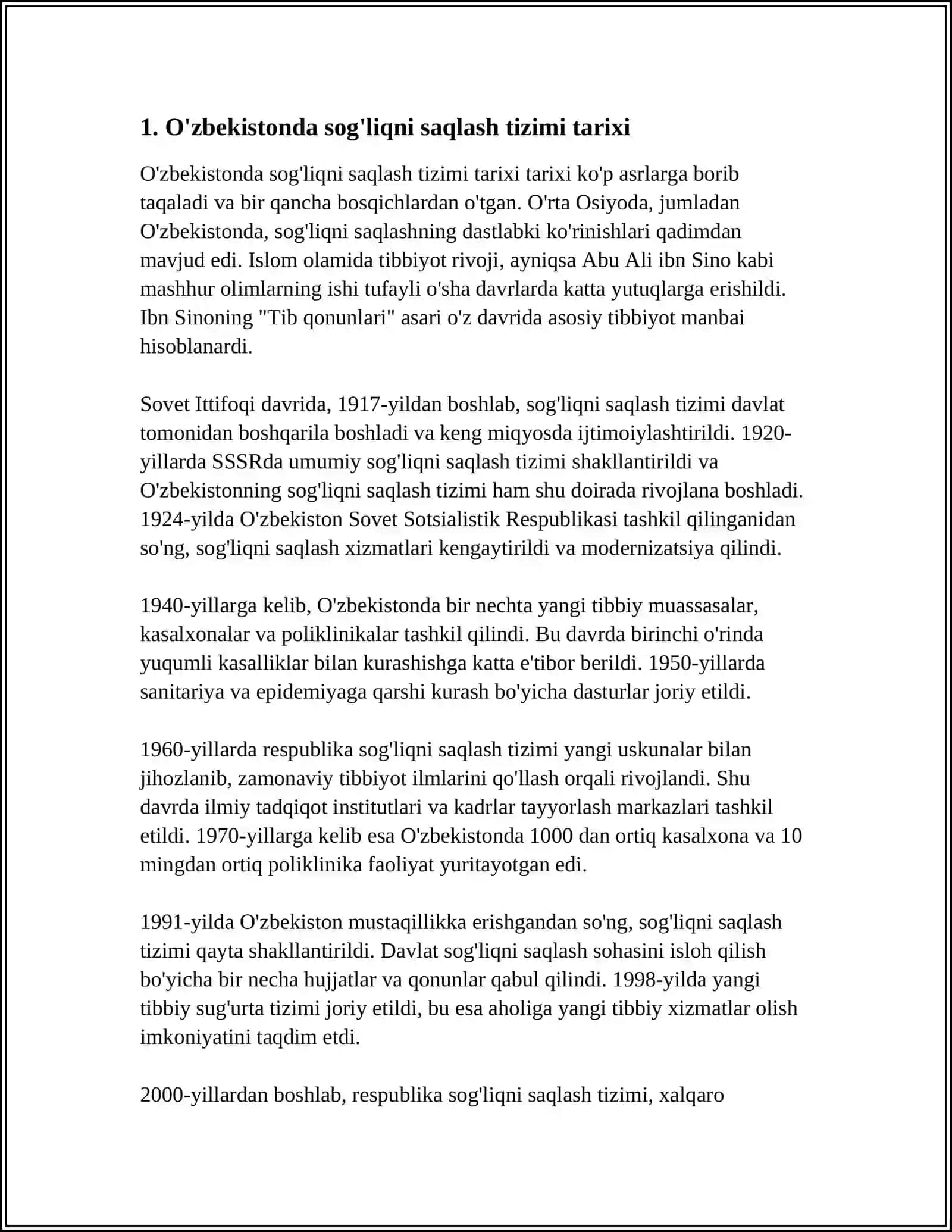 O'ZBEKISTONDA GOSPITAL PEDAGOGIKA FANINING RIVOJLANISH TARIXI 4