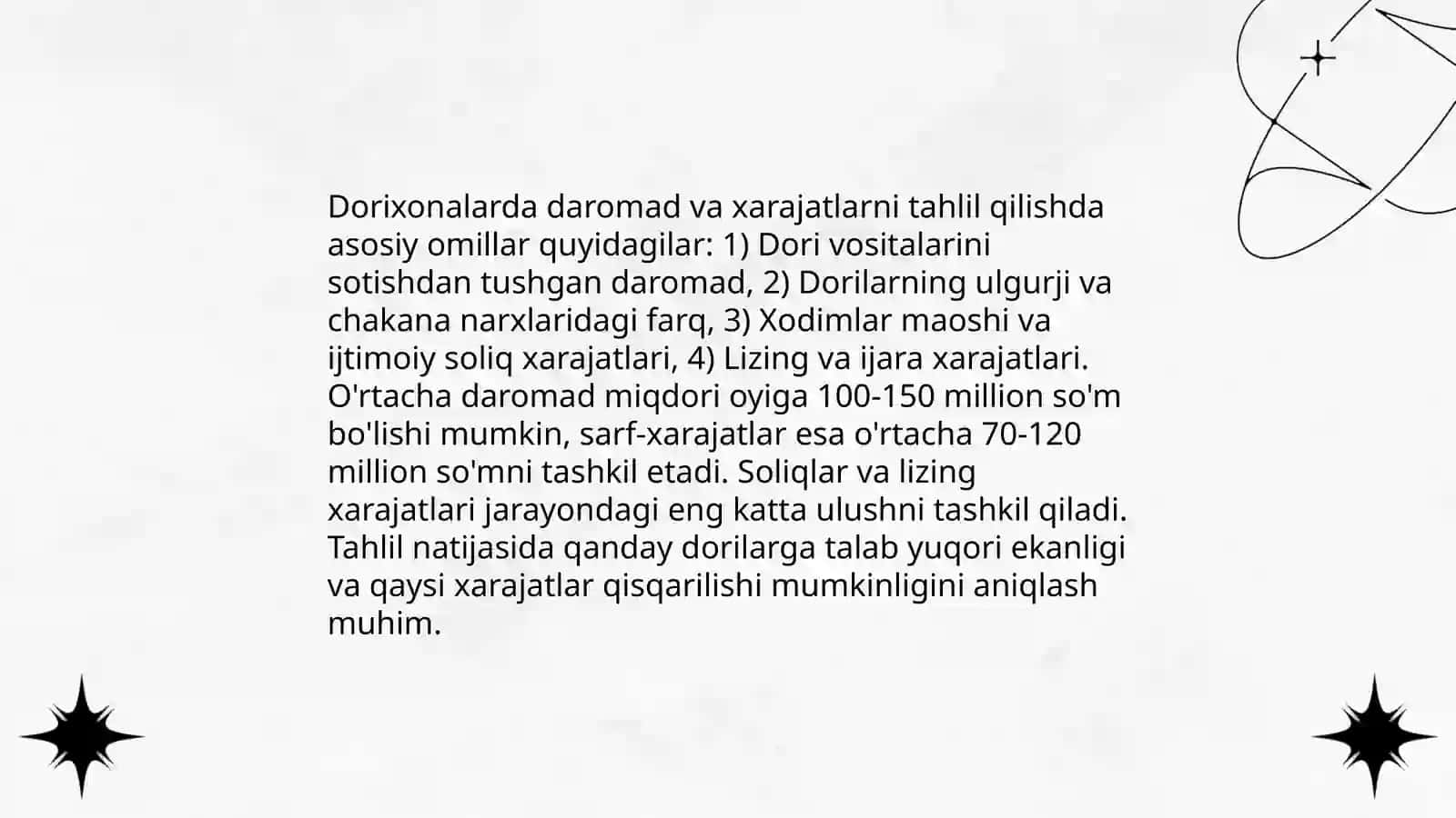 Dorixonalarning moliyaviy hisobotlari 4