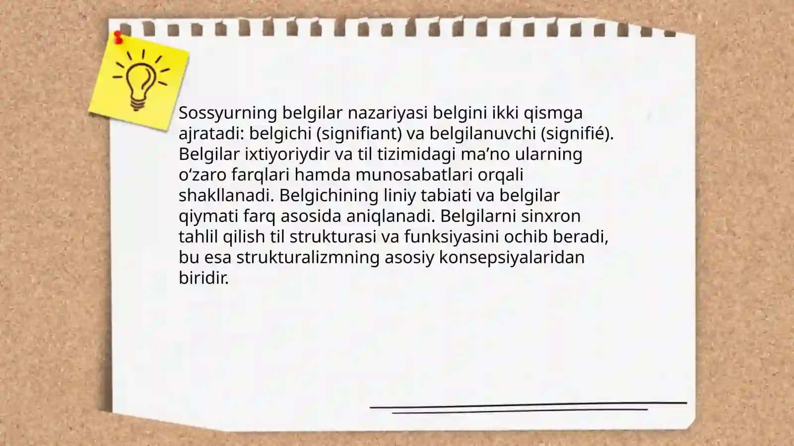 Ferdinand de Sossyur taʼlimoti va strukturalizm 4