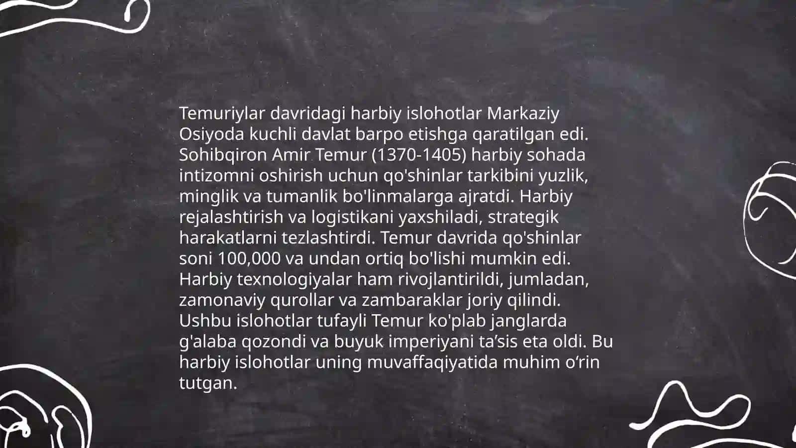 Amir Temur va uning davlat boshqaruvi usullari 4