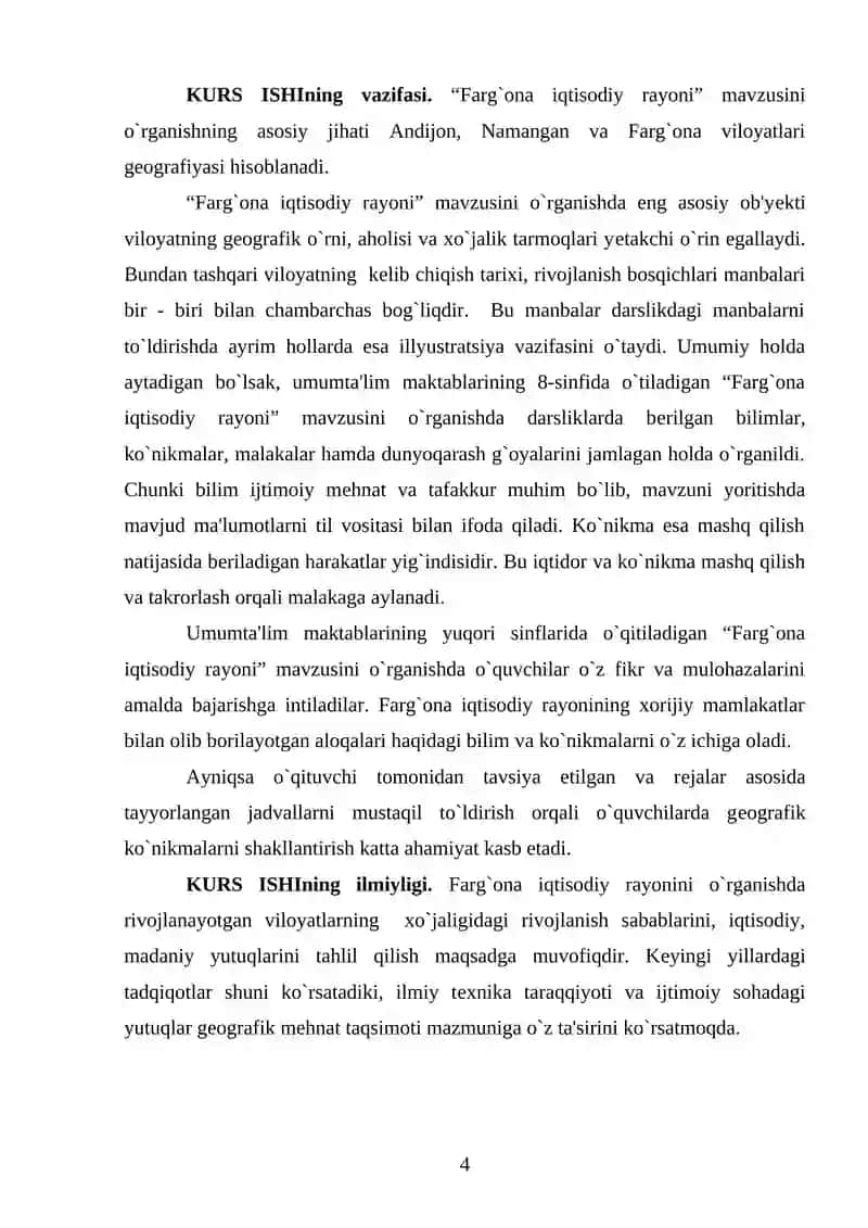 Farg`ona iqtisodiy rayoni mavzusini o`qitish 4