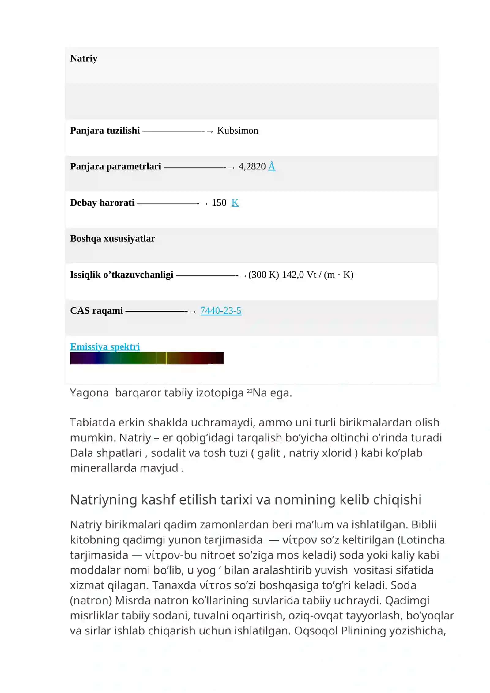 Natriy elementi 4
