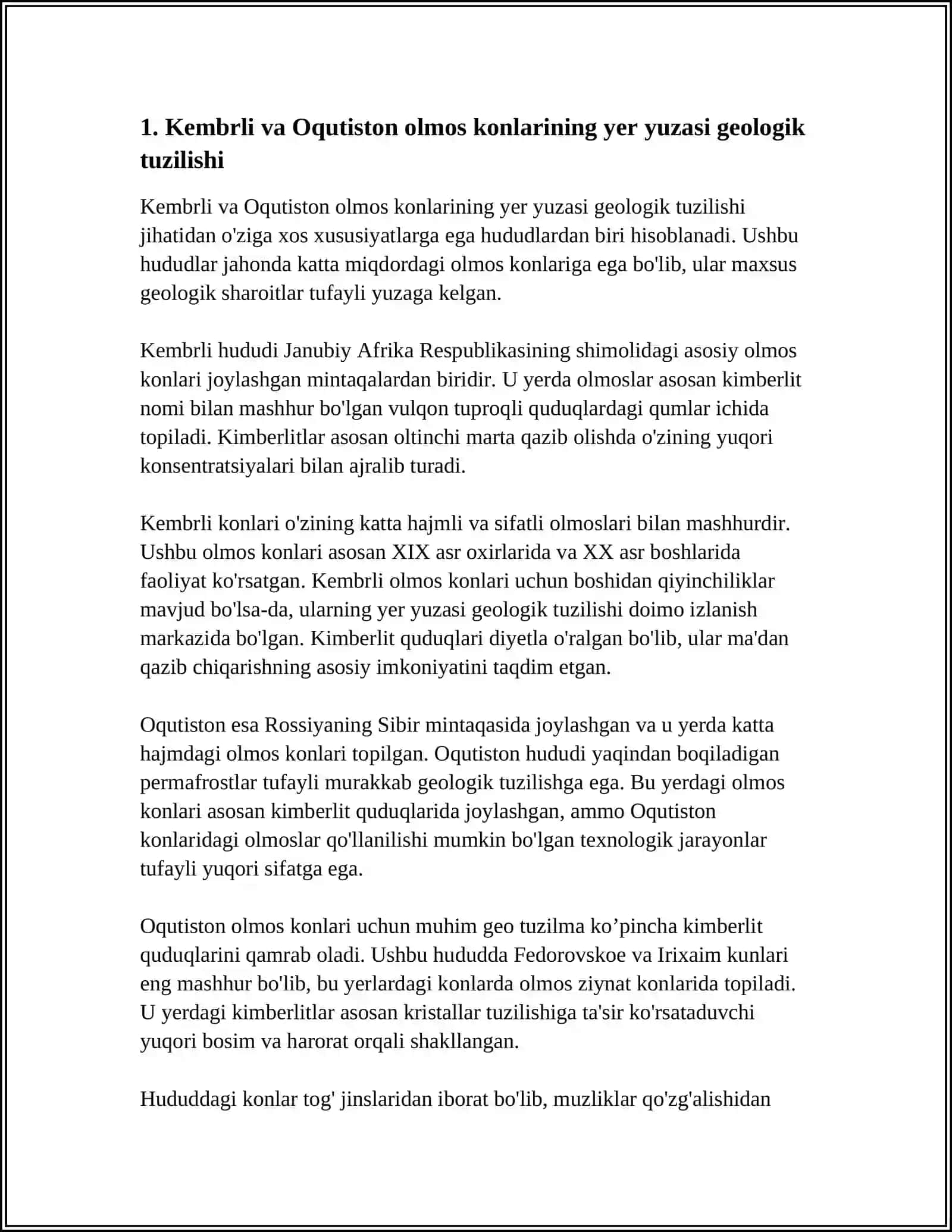 KEMBIRLI VA YOQUTUSTON OLMOS KONLARINING GEOLOGIK TUZULISHI VA SANOATDA AHAMIYATI 4