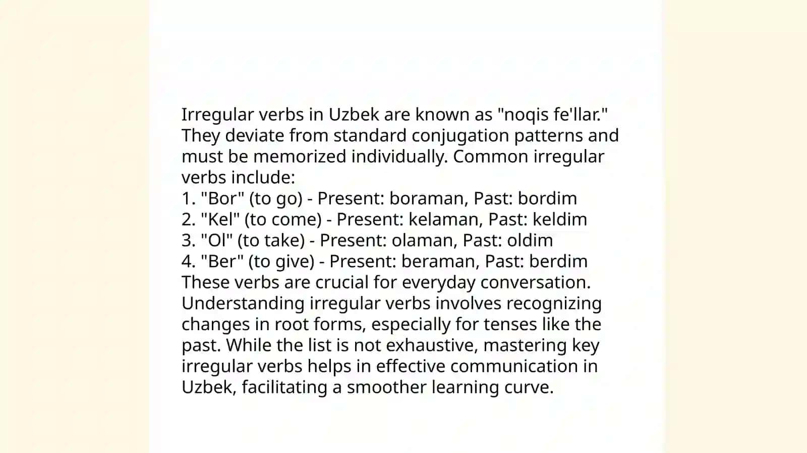 Irregular verbs 4