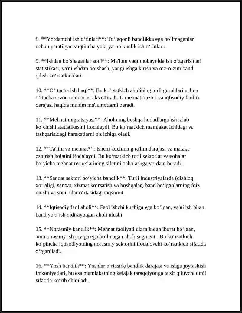 MEHNAT BOZORI STATISTIKASI 4