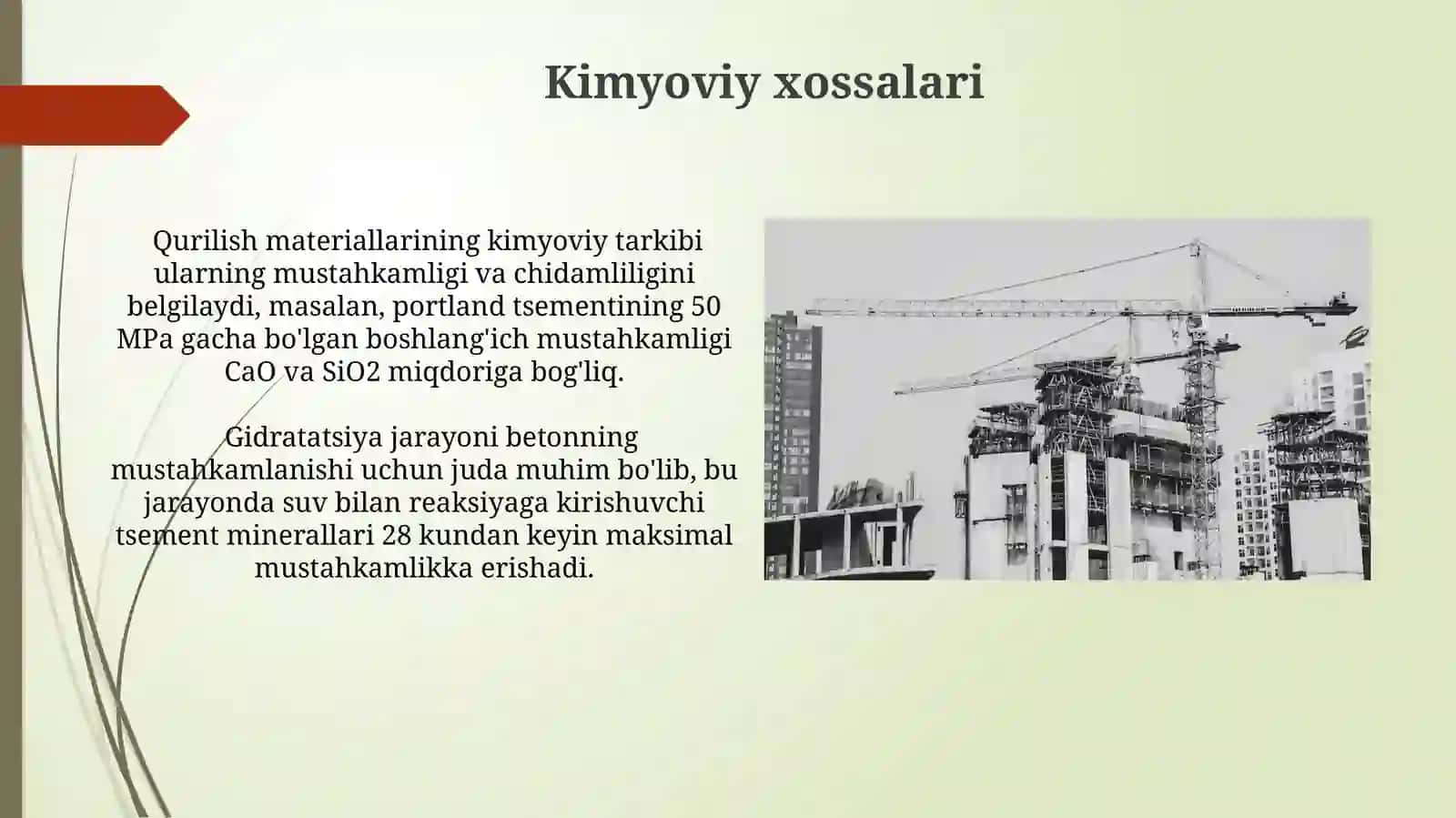 Devorpob qurilish materiallarning tasniflanishi,naminklaturasi va ishlatilish xususiyatlari 4
