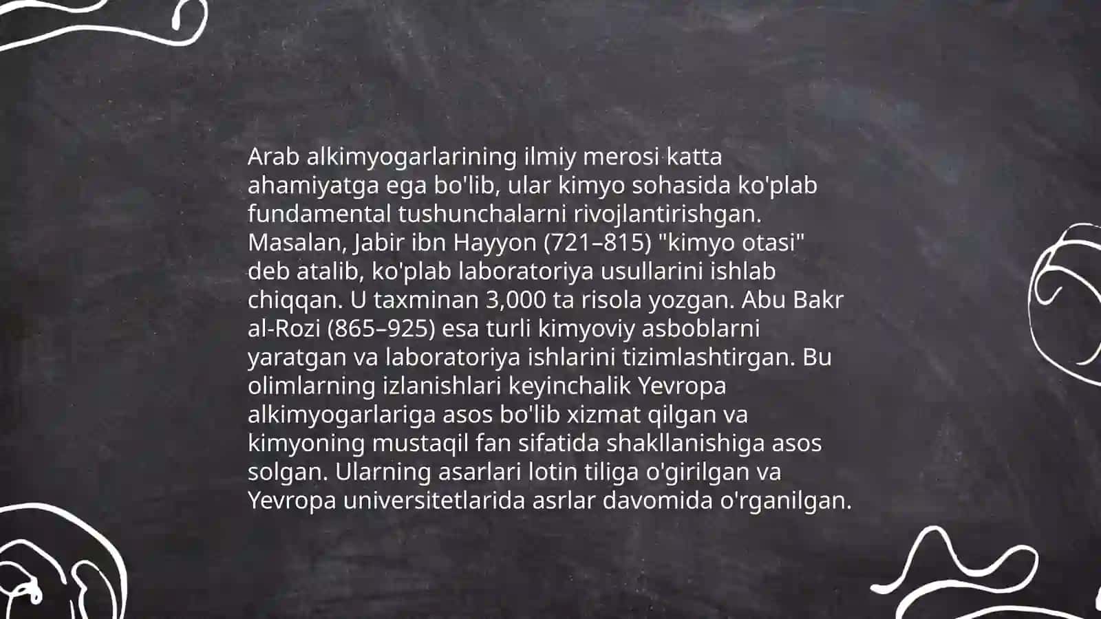 Alkimyogarlar taoliyatining kimyonirivolantirishdagi roli 4