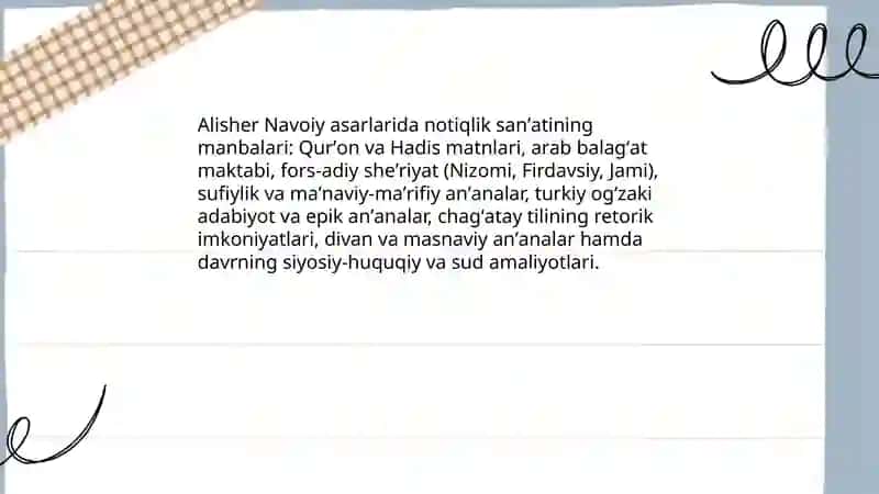 Alisher Navoiy ijodida nutq madaniyati va notiqlik sanʼati 4